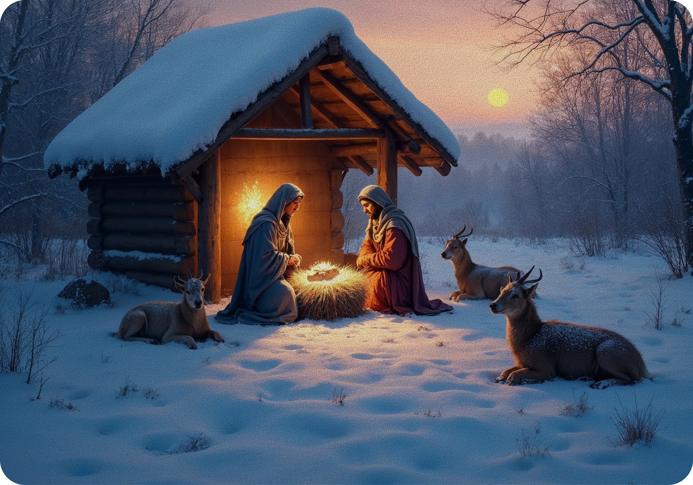 Imagem do presépio de natal